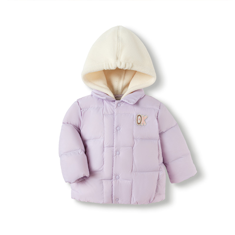 巴拉巴拉婴儿宝宝羽绒服男童女童保暖上衣外套2023冬装儿童童装潮