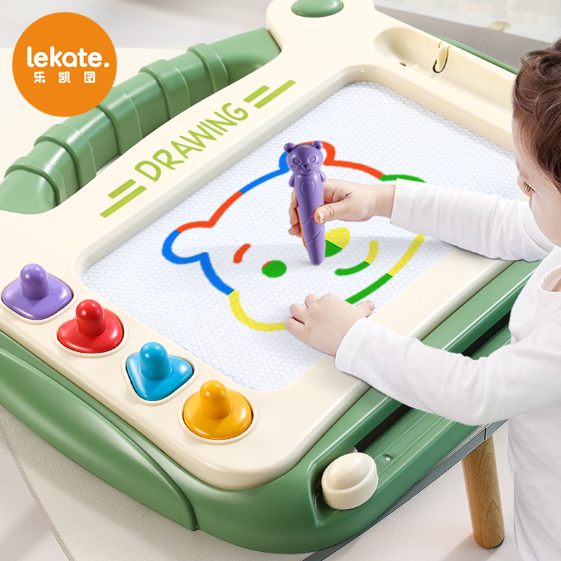 儿童画板家用可擦消除的幼儿磁性写字板宝宝画画神器涂色2岁1玩具