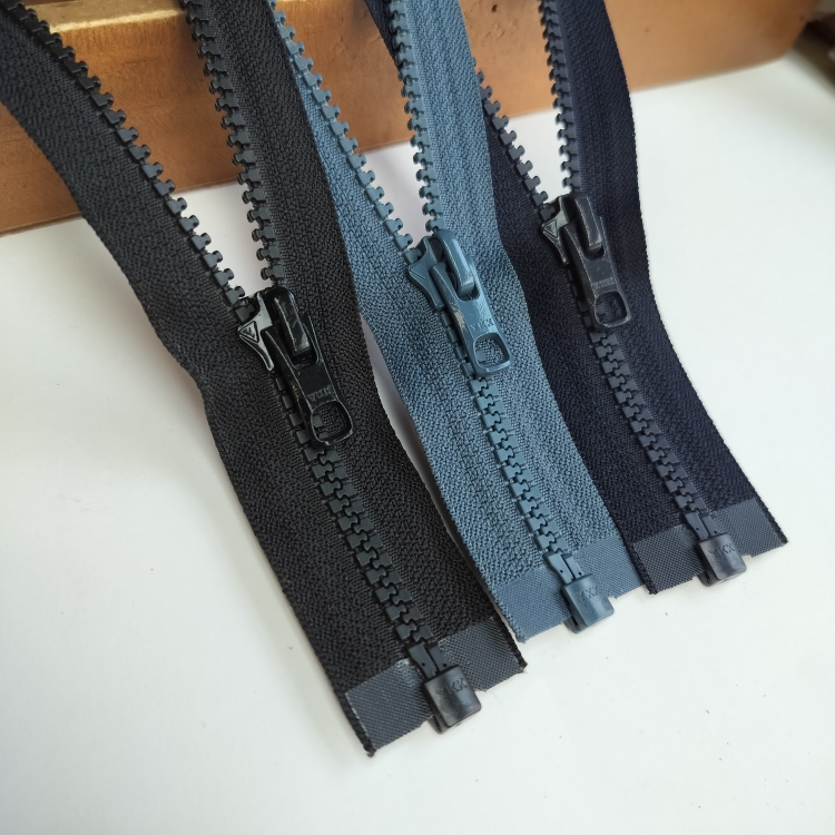 YKK5号树脂开尾长拉链100cm+ 羽绒服拉链黑色雾蓝好质量 满29包邮