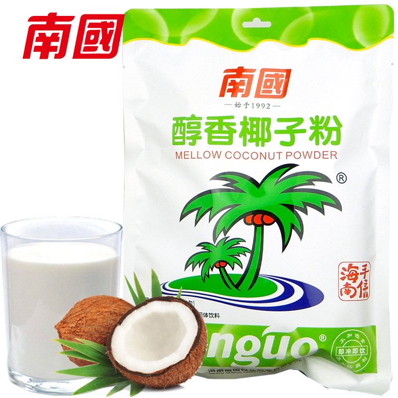 海南特产南国醇香椰子粉340g袋椰奶粉椰汁椰浆粉营养早餐