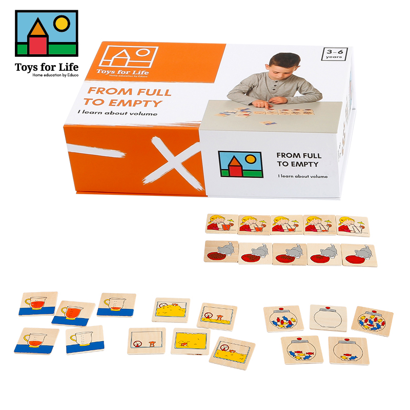 Toy-for life排序游戏-由满到无儿童宝宝观察力辨别多少玩具1-3岁