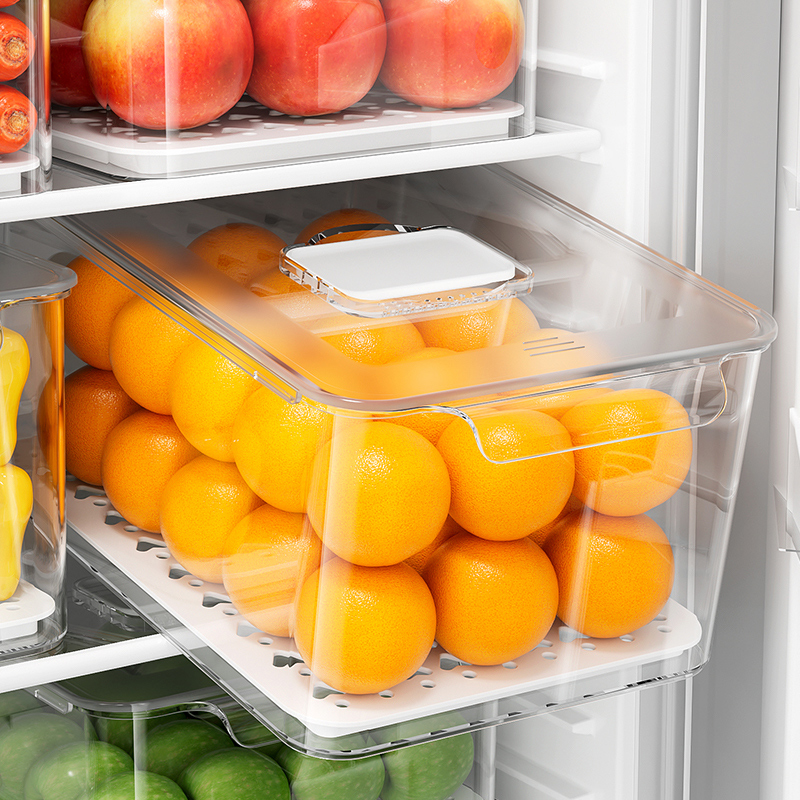 冰箱收纳盒整理盒食品级蔬菜鸡蛋保鲜盒冰箱冷冻专用储物整理神器