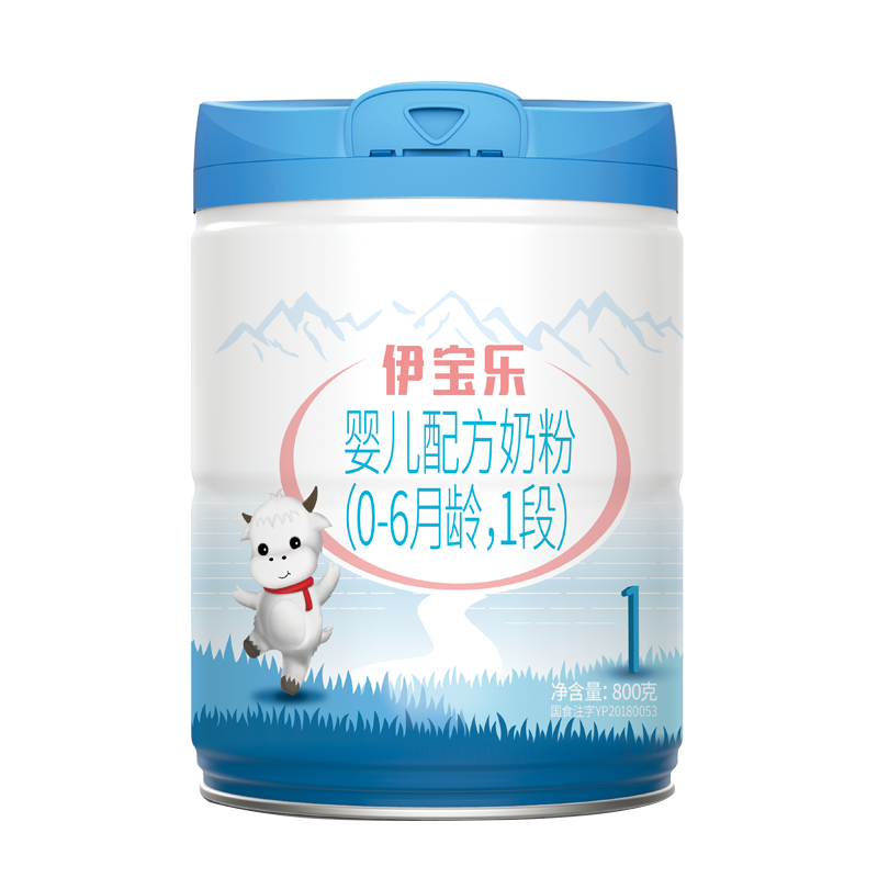 燎原牦牛奶粉 伊宝乐婴儿配方奶粉1段0-6个月龄 800g/罐