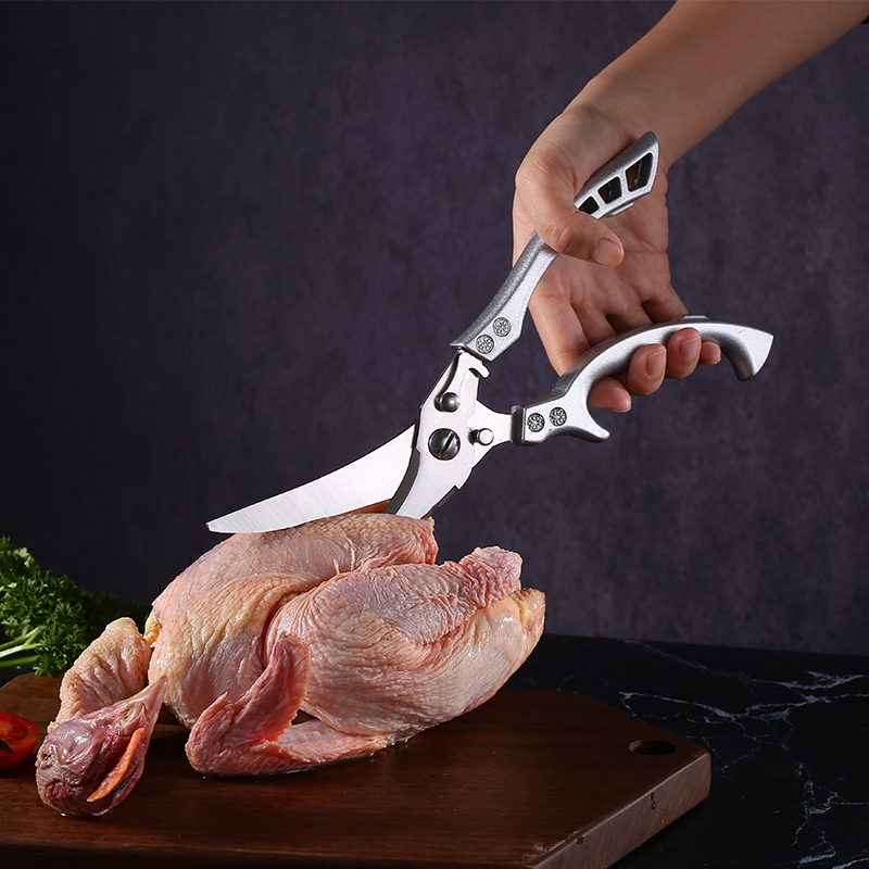 强力鸡骨多功能家用不锈钢剪鸡肉剪鱼剪烧烤用辅食厨房剪菜专用剪