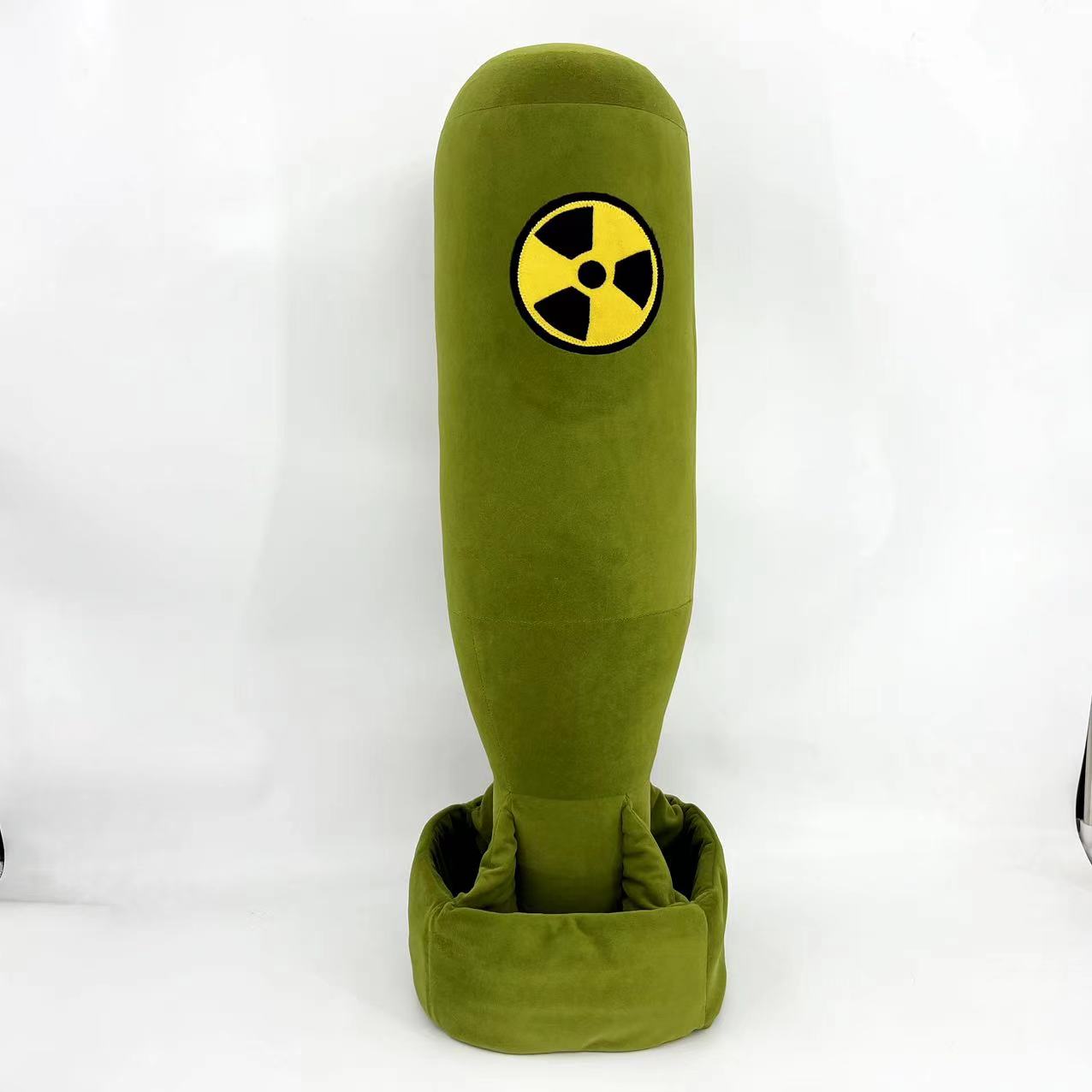 美国小男孩核弹造型抱枕 二战玩具