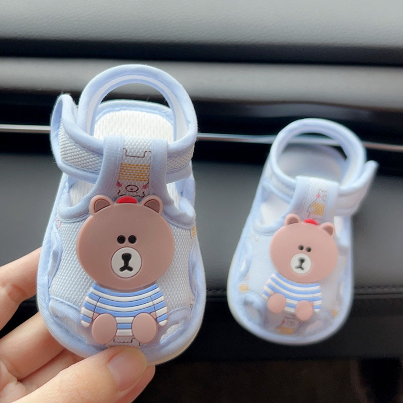 婴儿鞋夏款6到12个月凉鞋软底婴幼儿鞋子男1岁宝宝鞋女夏季学步鞋
