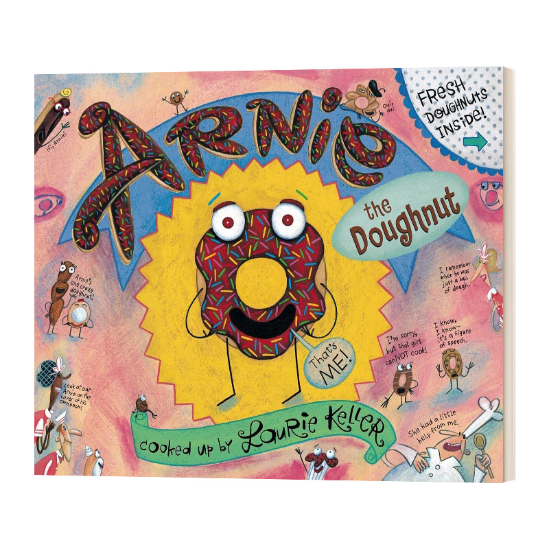面包圈阿尼 Arnie The Doughnut 英文原版儿童绘本 进口英语书籍