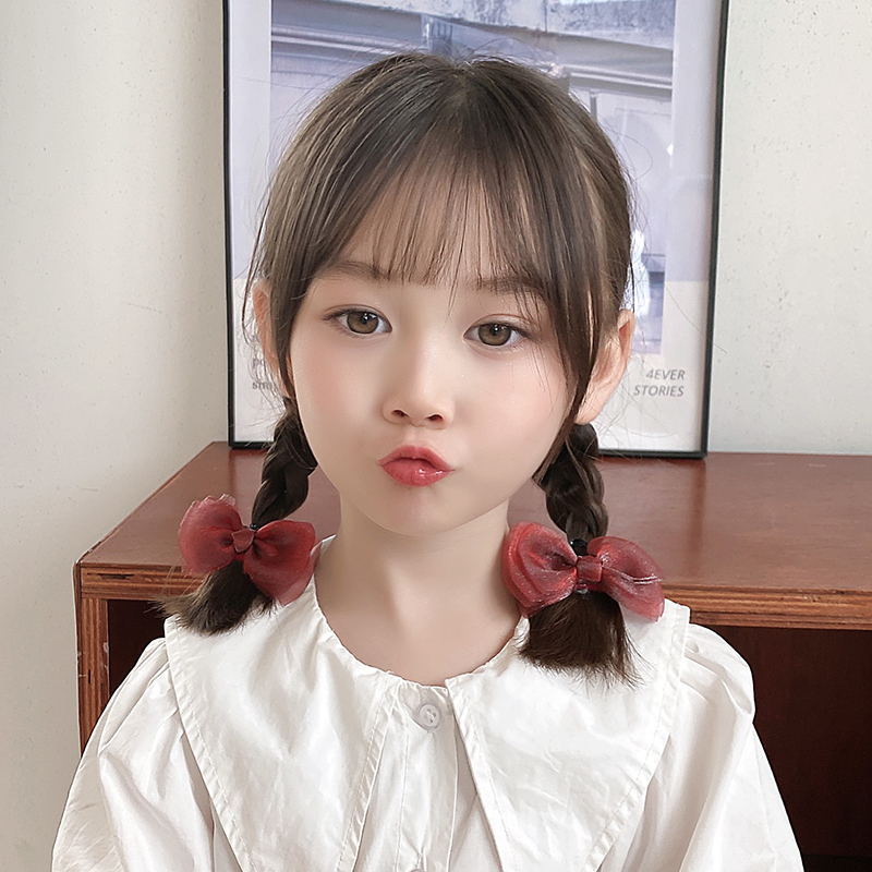 韩国儿童不伤发卡通蝴蝶结发绳女童不伤发扎头绳头饰宝宝皮筋发饰