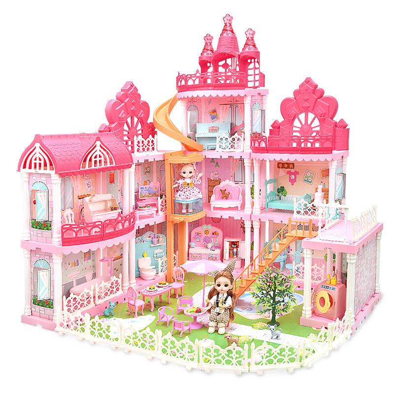 ，圣诞节大型过家家玩具6女孩3岁以上儿童别墅公主城堡房子生日礼