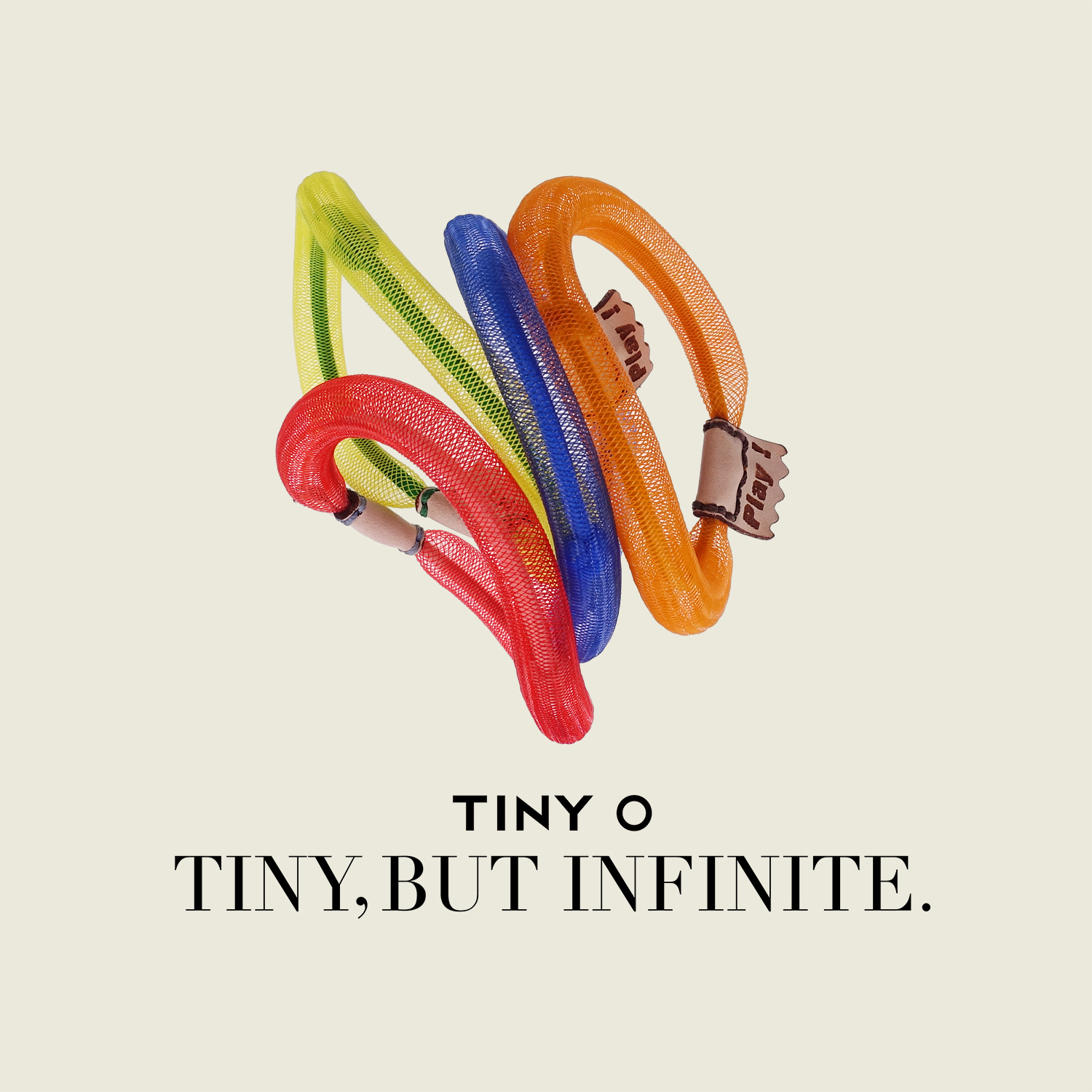 TINY O原创 play弹力发圈彩色运动户外高级感儿童发绳橡筋圈