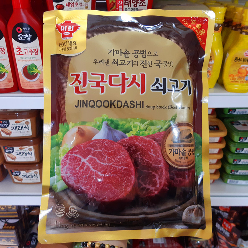 韩国进口清净园真浓高汤提鲜牛肉味调味料1kg料理专用浓缩牛肉粉