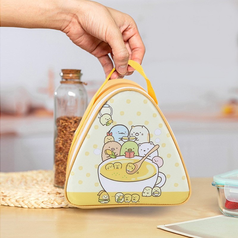 日韩饭团保温袋食品级母婴可用可爱便携饭团包学生迷你便当盒卡通