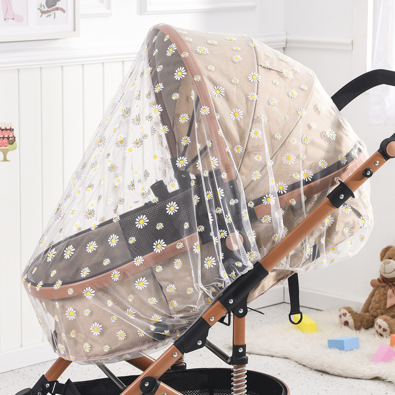 婴儿车蚊帐全罩式通用宝宝推车防蚊罩加大网纱遮阳儿童手推车蚊帐