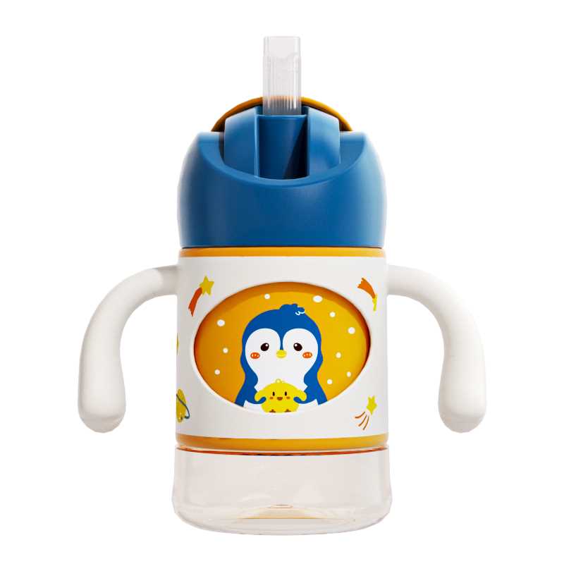 宝宝ppsu吸管奶瓶杯儿童喝奶1-3岁婴儿学饮杯6个月以上带手柄防漏
