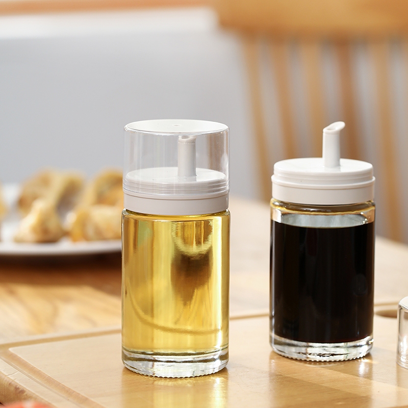 厨房玻璃油壶防漏酱油醋瓶料酒调料分装瓶装油瓶不挂油调味罐油瓶
