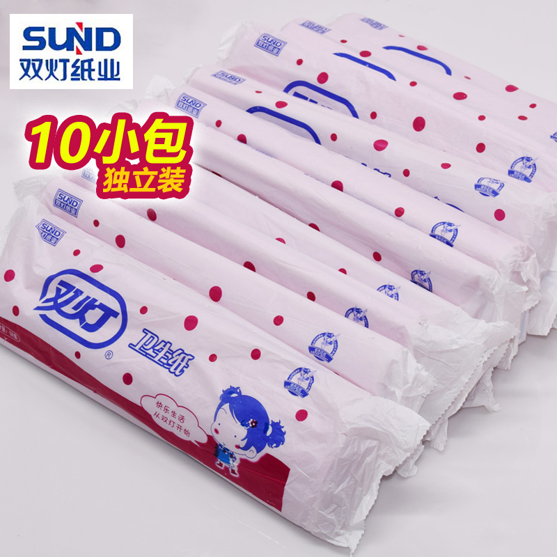 双灯红色刀纸10包x18张产妇用卫生纸排恶露孕纸巾产后喜事褥期纸