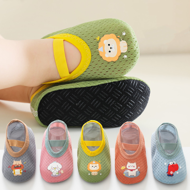 夏季宝宝袜套室内婴幼儿学步地板袜防滑隔凉网眼透气婴儿鞋袜