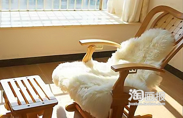 皮毛一体澳洲羊毛沙发坐垫羊毛沙发垫羊毛飘帘垫澳洲羊毛老板椅垫