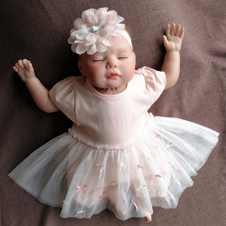 新生儿婴儿裙子连体衣服满月百天0-3个月1岁女宝宝夏季短袖公主裙