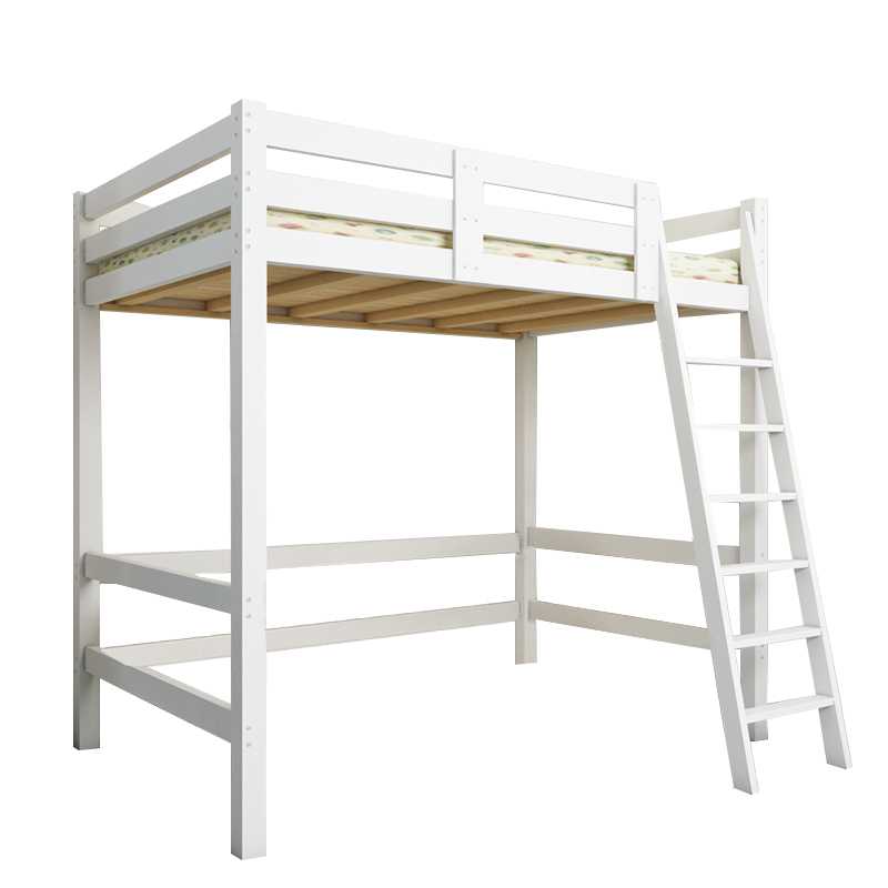 包邮高架床实木高低床儿童床成人上下床双人床实木床1.5米