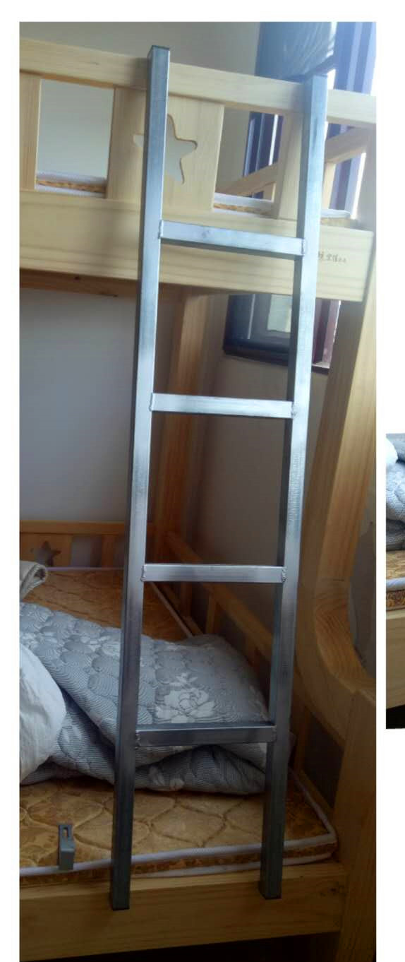 儿童床爬梯家用上下铺梯子铁楼梯双层床直梯宿舍子母床挂梯配件
