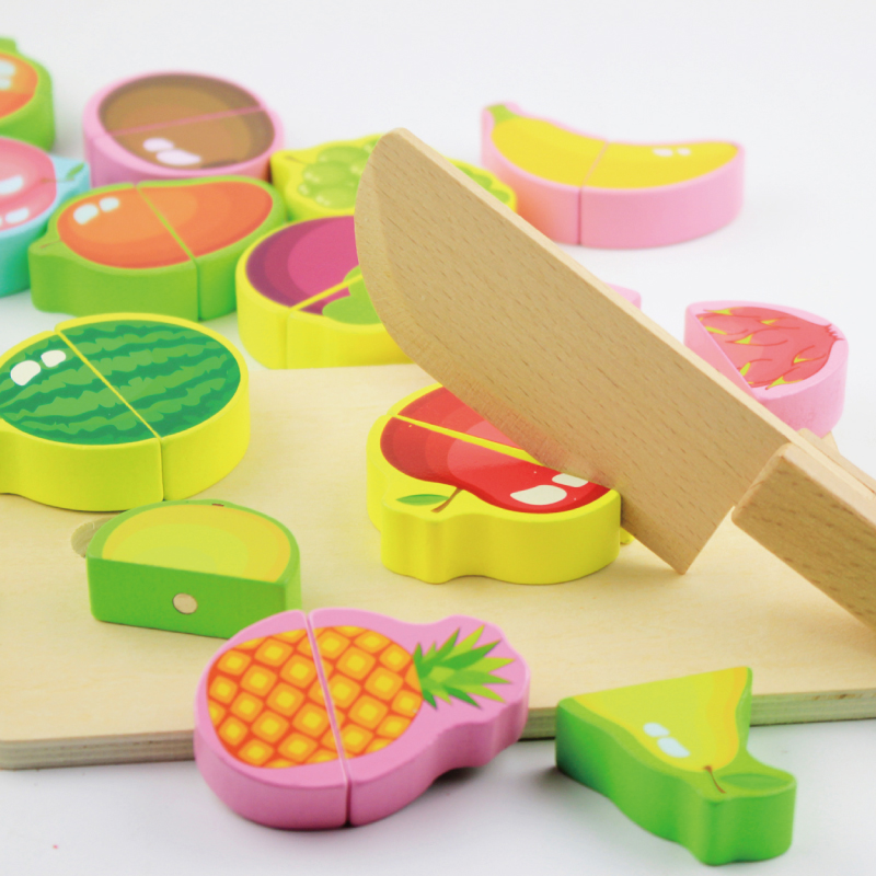 正品儿童切切看玩具木制磁性水果切切乐早教益智认知宝宝2-5岁过