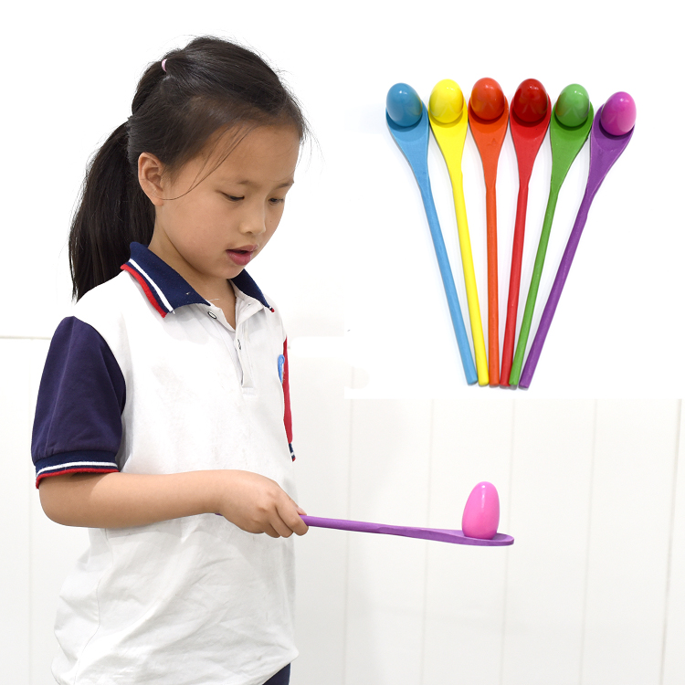 幼儿园体育器械儿童平衡勺户外运动体育游戏玩具感统训练材平衡棒