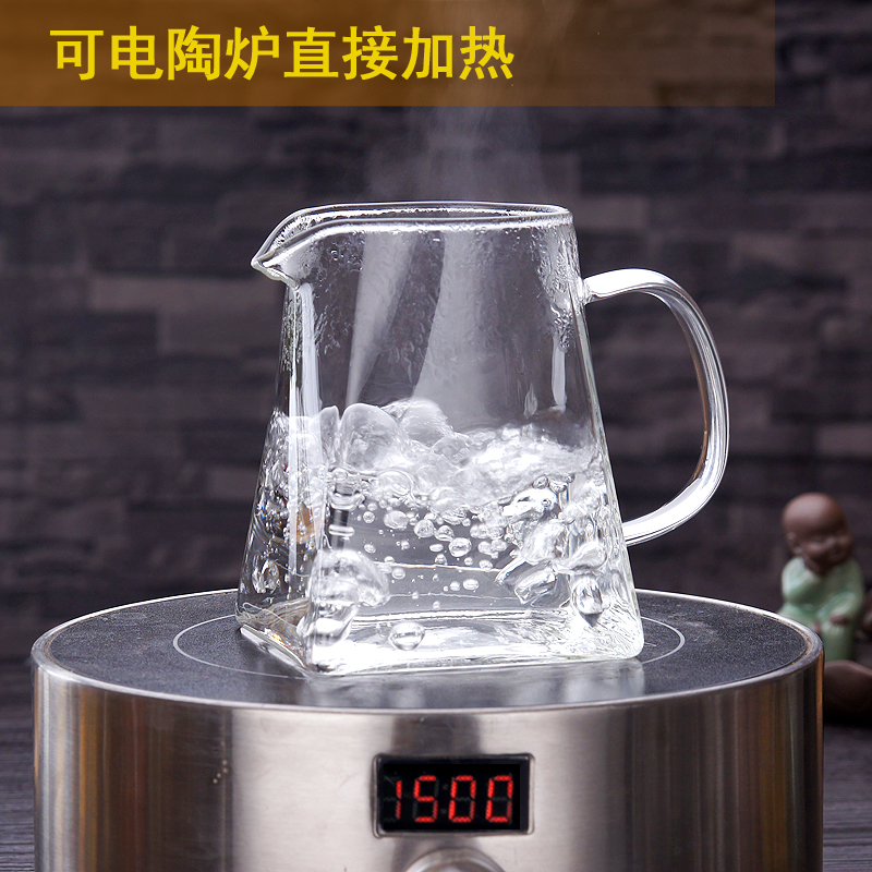 茶漏套装玻璃茶海公道杯泡茶茶海分茶器加厚耐热功夫茶具配件大号