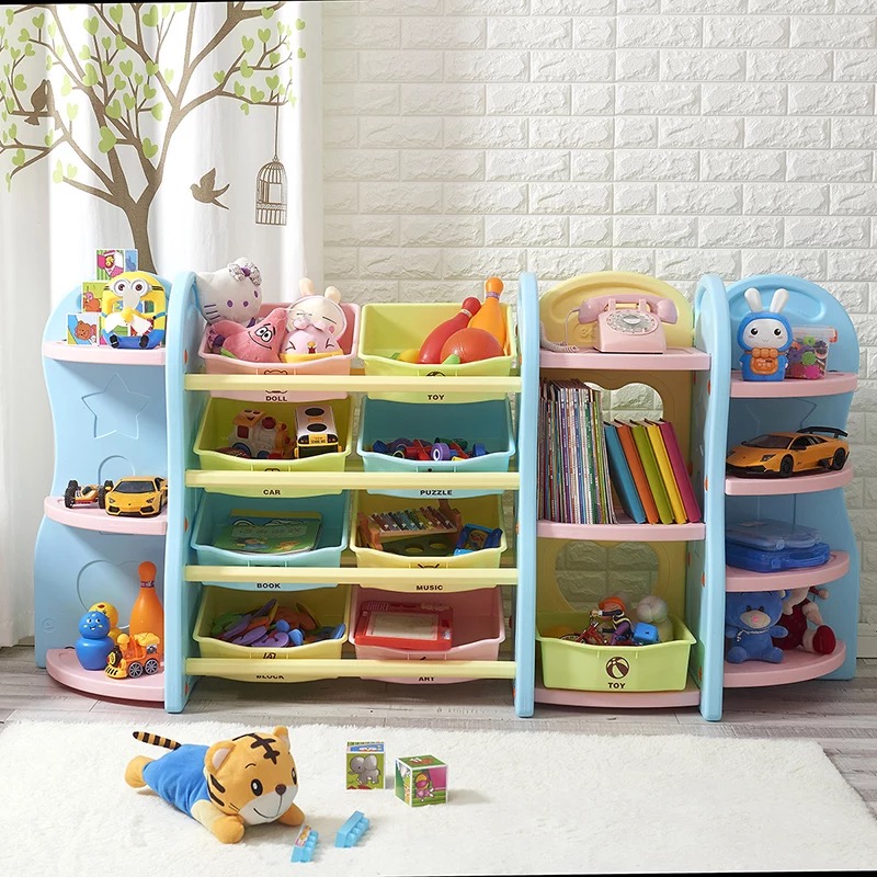 玩具收纳架幼儿园超大容量整理柜置物架宝宝储物箱儿童书架