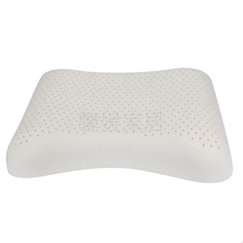 护肩新款枕泰国进口天然乳胶枕KU女士护颈美容平滑枕防螨抗菌枕