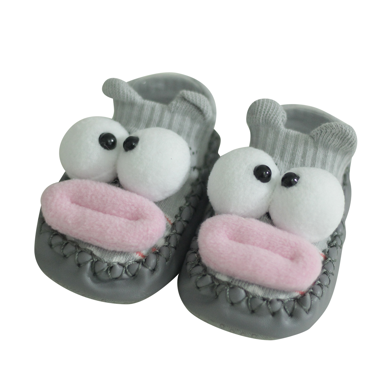 plumo夏季儿童防滑学步薄款软底鞋袜宝宝地板袜6-12-18月婴儿鞋袜