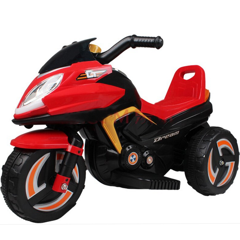 新款锋达儿童电动小摩托车宝宝可坐三轮电动童车小孩充电瓶车玩具