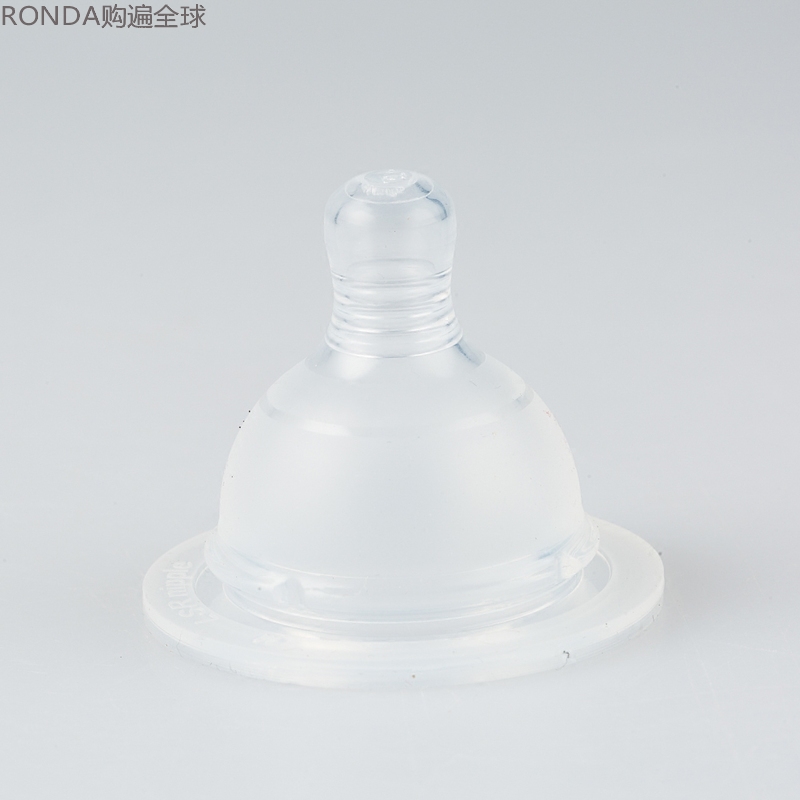 韩国PLORA新生儿硅胶奶嘴婴儿奶嘴宝宝奶嘴替换装2个装3-18个月