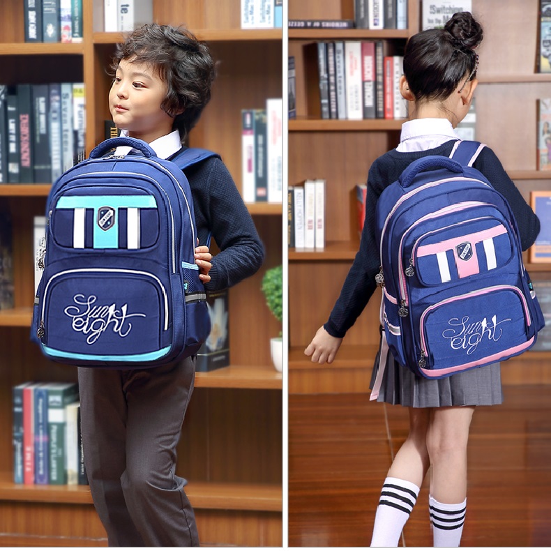小学生男孩女生2-5年级书包多层减负大容量儿童双肩背包