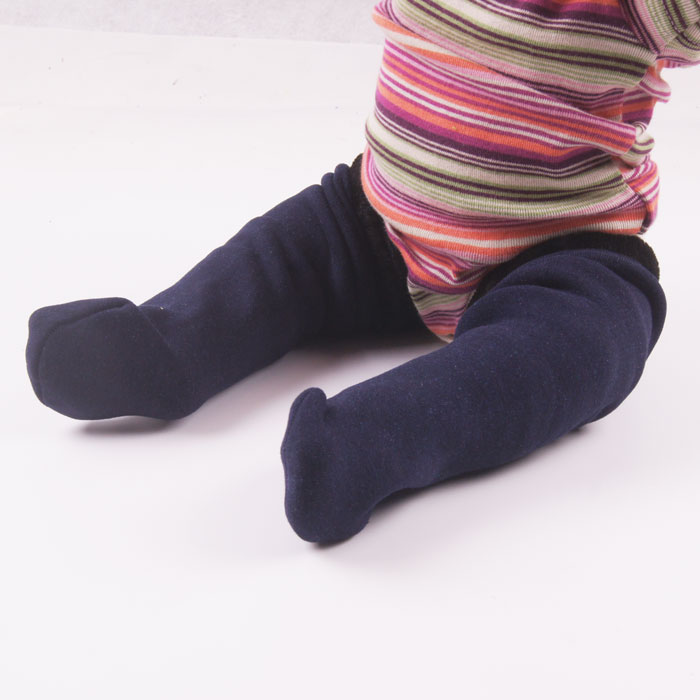 冬款婴儿童长筒过膝袜子幼儿腿套袜爬行防护袜膝盖防冻袜