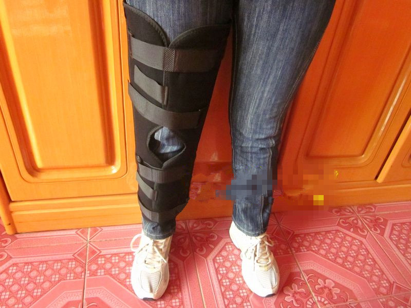 加强型可调膝关节固定支具 膝关节普通固定带 固定带