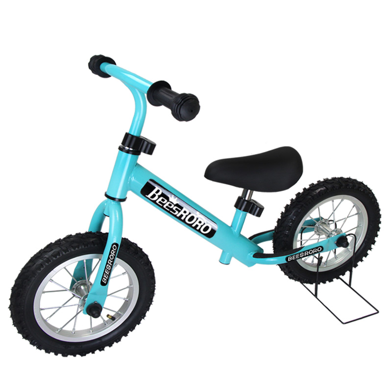 比思龙儿童滑行车幼儿学步车溜溜车踏行车12寸充气轮小孩平衡车