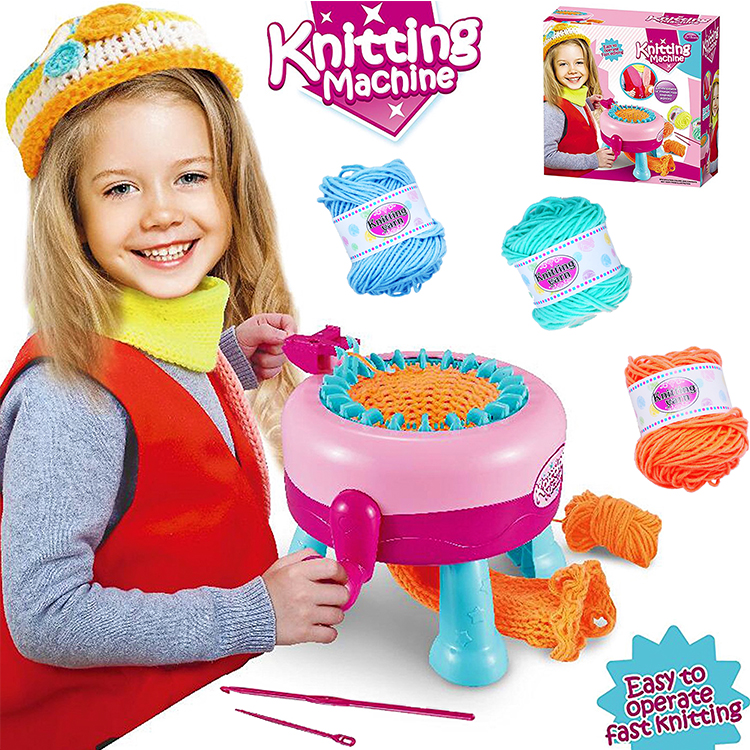 女孩围巾DIY袜子手工织毛线编织机玩具羊毛织布机儿童 幼儿园玩具