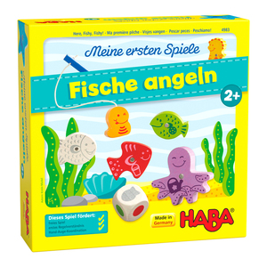 德国HABA桌游宝宝磁性钓鱼游戏玩具我的渔场4983早教启蒙桌游2岁